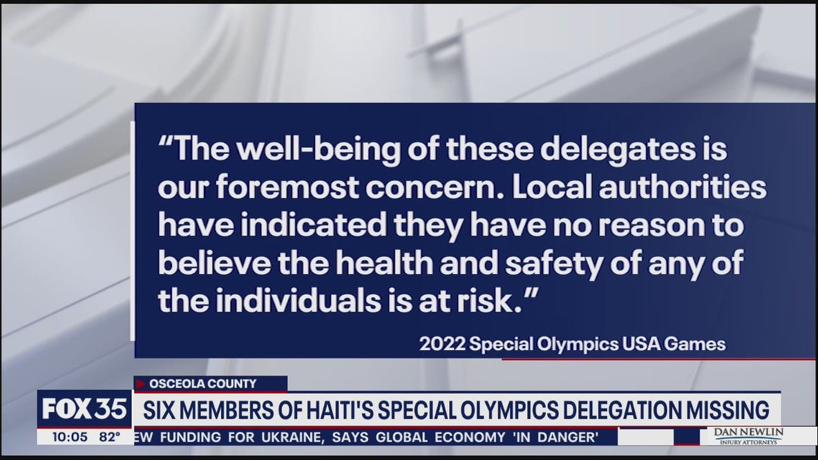 6 Special Olympic Games participants from Haiti reported missing