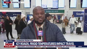 Freezing temps impacting roads, travel in Texas