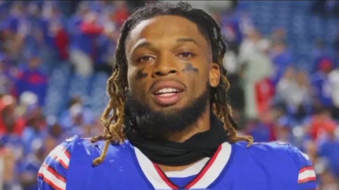 Damar Hamlin showing 'signs of improvement' in ICU