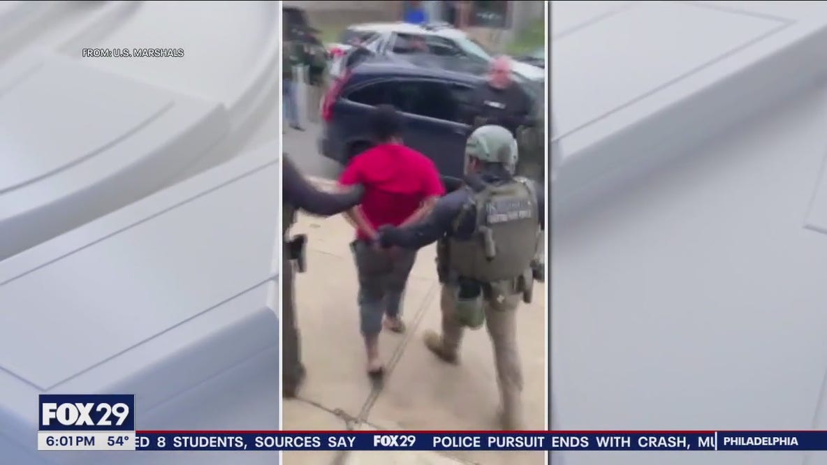 U.S. Marshals release video of arrest in mass shooting incident