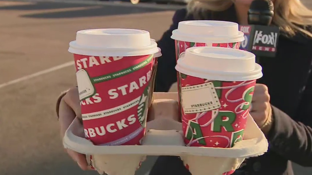 Starbucks holiday cups arrive