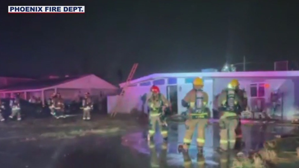 Overnight house fire in Phoenix