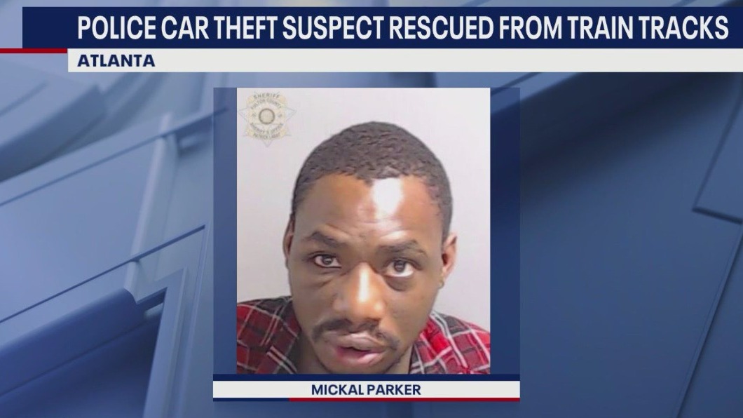 Suspect rescued from oncoming train after stealing police car makes court appearance