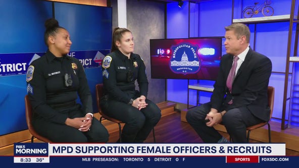 DC Police supporting female officers and recruits