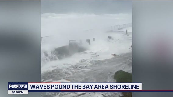 Rough surf continues to batter Bay Area coast