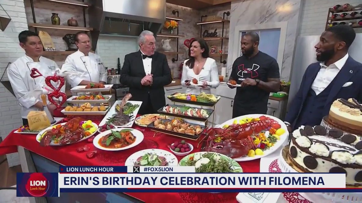 Erin's birthday celebration with Filomena