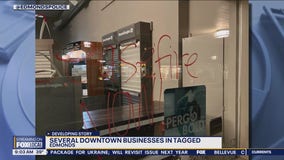 Several Edmonds businesses tagged with graffiti