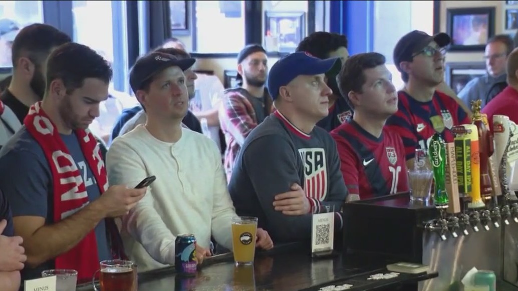 Chicago soccer bar packed as World Cup fans celebrate USA's win over Iran