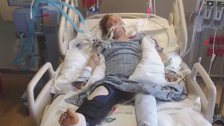 School bus driver helps save woman in crash