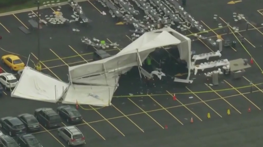At least 26 hospitalized after tent collapses in Bedford Park