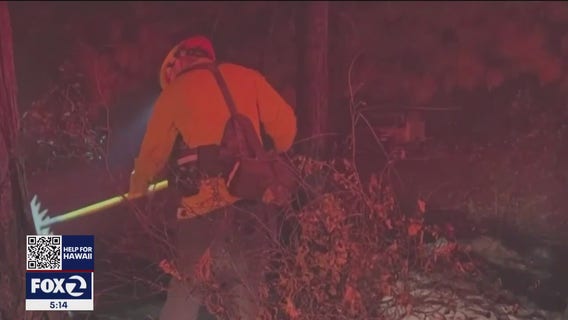 Mother Nature's fireworks set off dozens of wildfires