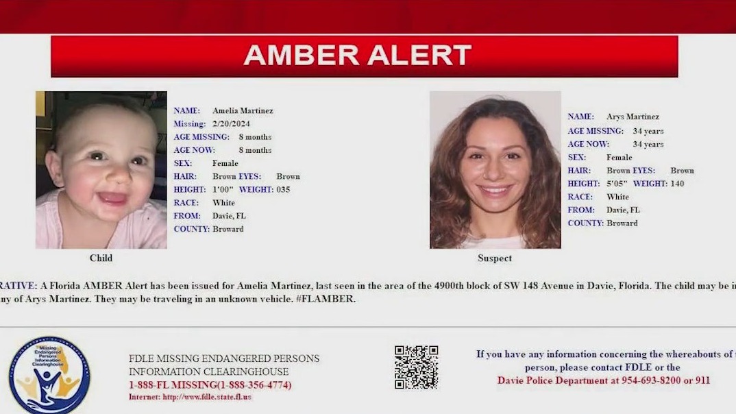 Florida Amber Alert issued for missing baby