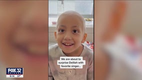 Cancer patient named 'Delilah' surprised at hospital by Plain White T's singer
