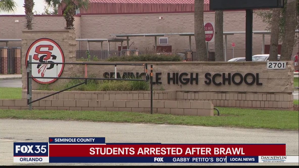 Students arrested after brawl at high school