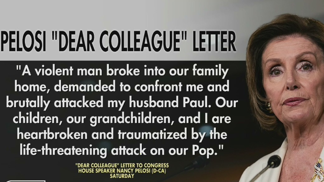 House Speaker Nancy Pelosi speaks out on husband's attack