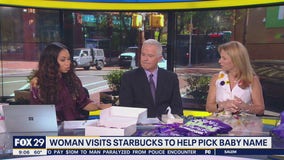 Woman tests baby names by having them announced at Starbucks