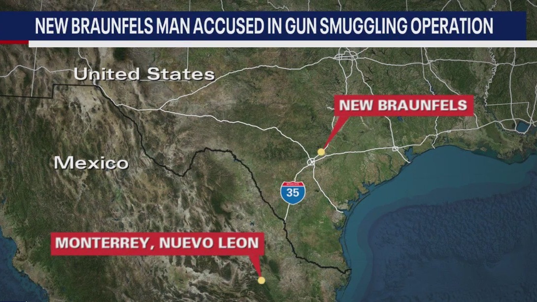 New Braunfels man accused of gun trafficking