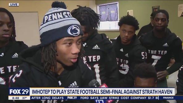 Imhotep High School football team readies for Pennsylvania state semi-finals
