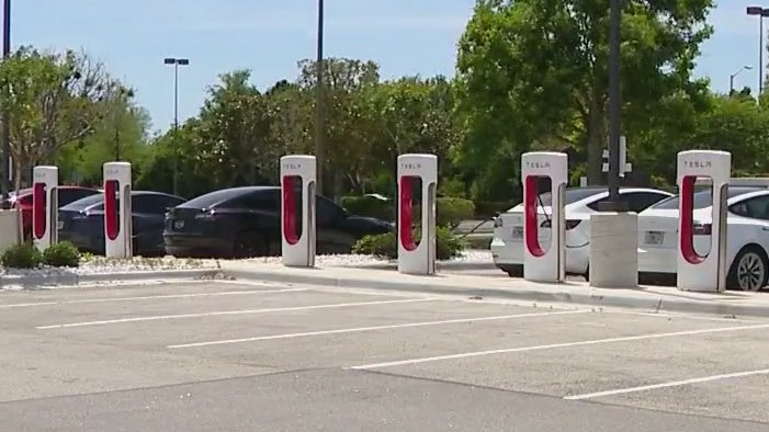 World's largest Tesla charging station coming to Florida's Turnpike