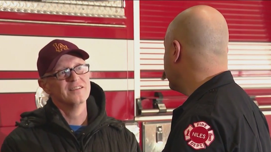Man speaks out after Chicago-area firefighters save his life