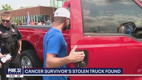 Suburban cancer survivor's stolen truck found in Chicago