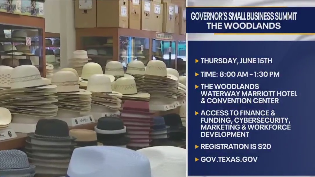 Texas Governor Greg Abbott announces Small Business Summit in the Woodlands