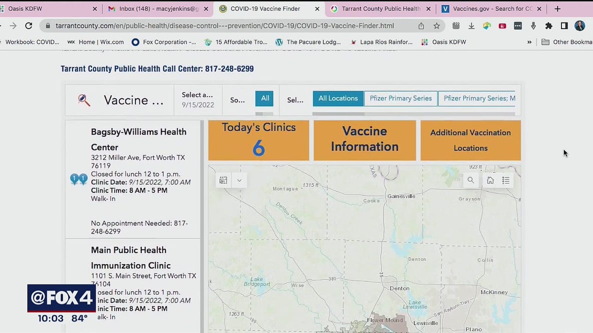 Variant-specific COVID-19 booster shots now available in Tarrant County
