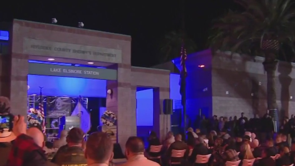 Vigil for slain Riverside County sheriff's deputy