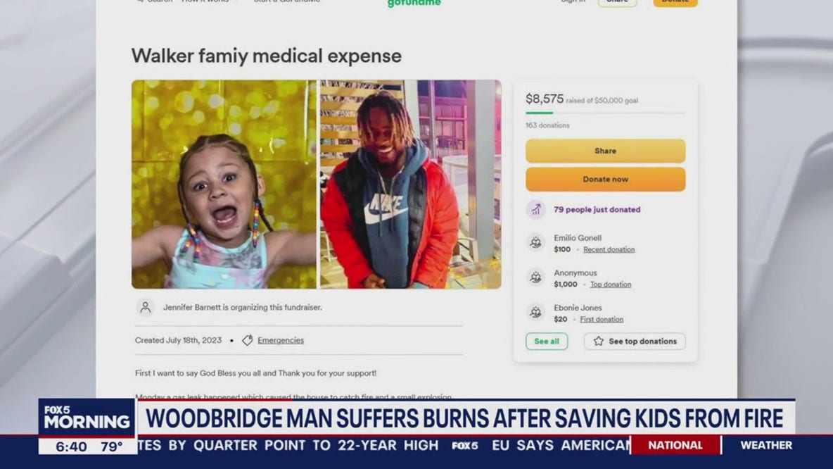 Woodbridge man saves kids from fire