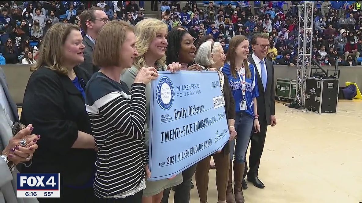 Grand Prairie ISD teacher wins $25,000 Milken Educator Award