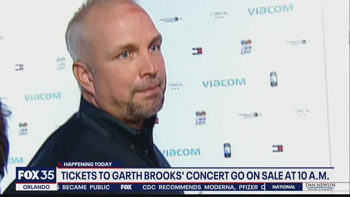 Tickets to Garth Brooks Orlando concert go on sale Friday