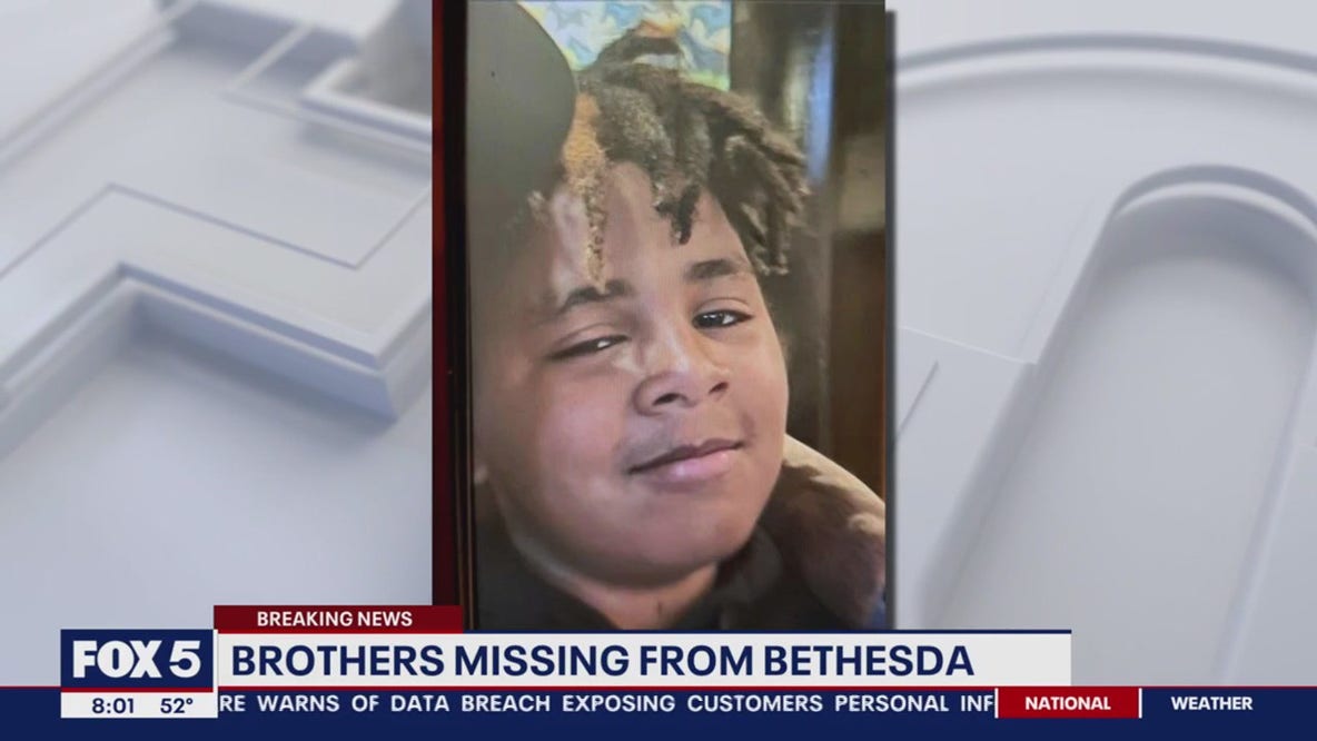 Missing brothers, 15 and 11, last seen in Bethesda