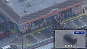 Gas station evacuated during police chase