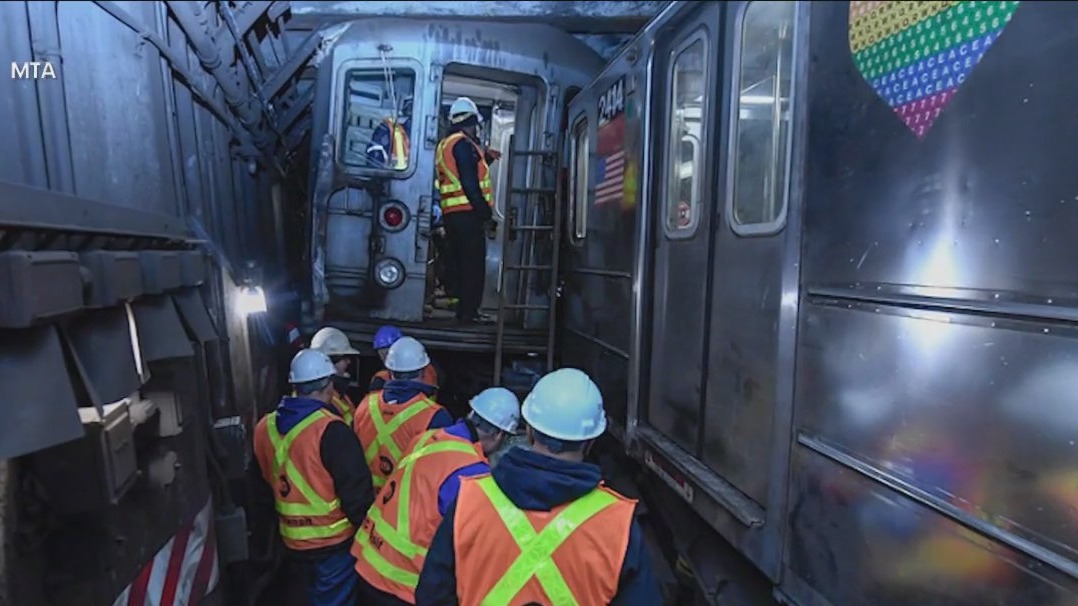 NYC subway train derailment: At least 24 injured