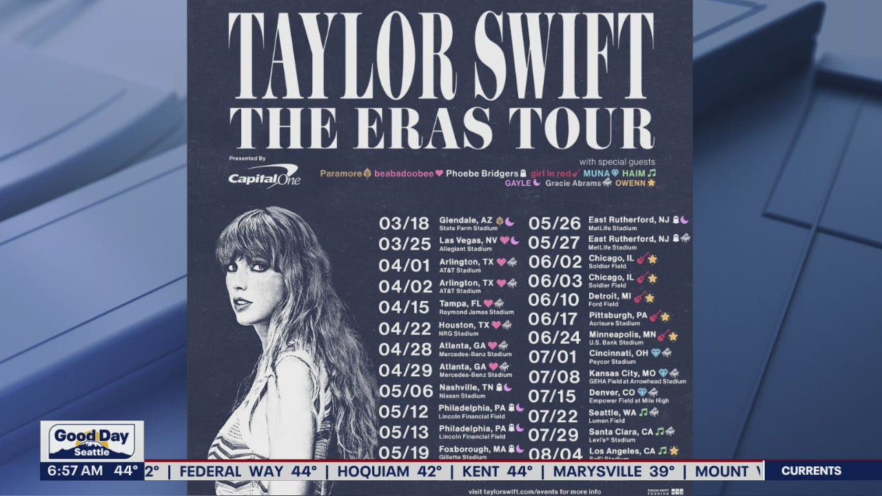 TAYLOR SWIFT The Eras 2023 Stadium Tour: Kansas City Poster