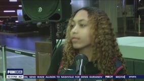 DJ Sophia, 15, honored by Sixers for International Women's Day
