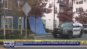 Woman shoots, kills ex-boyfriend trying to break in