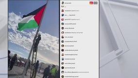 Palestinian flag hoisted, flown on Golden Gate Bridge