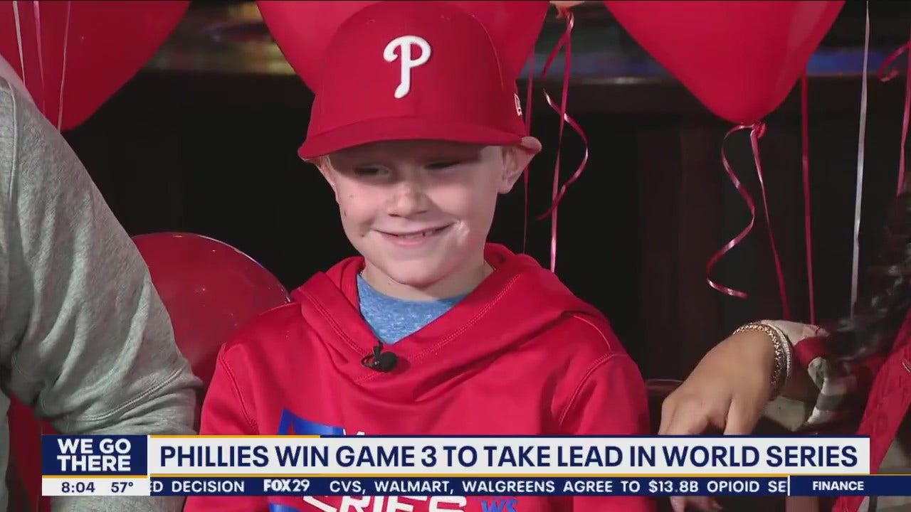 Thought it was a dream': Local boy catches Bryce Harper home run at his  first Phillies game