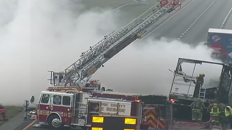 Vehicle fire shuts down part of SR-429 in Winter Garden
