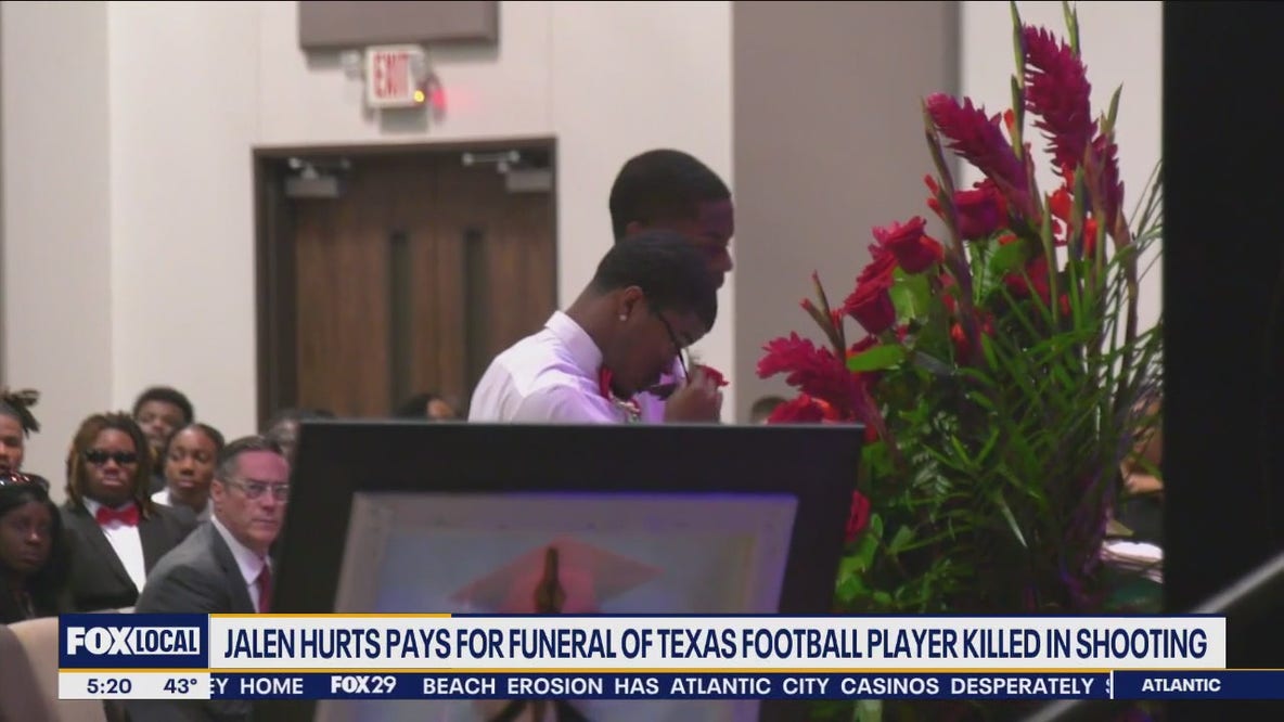 Jalen Hurts pays for funeral of high school football player killed at house party: report