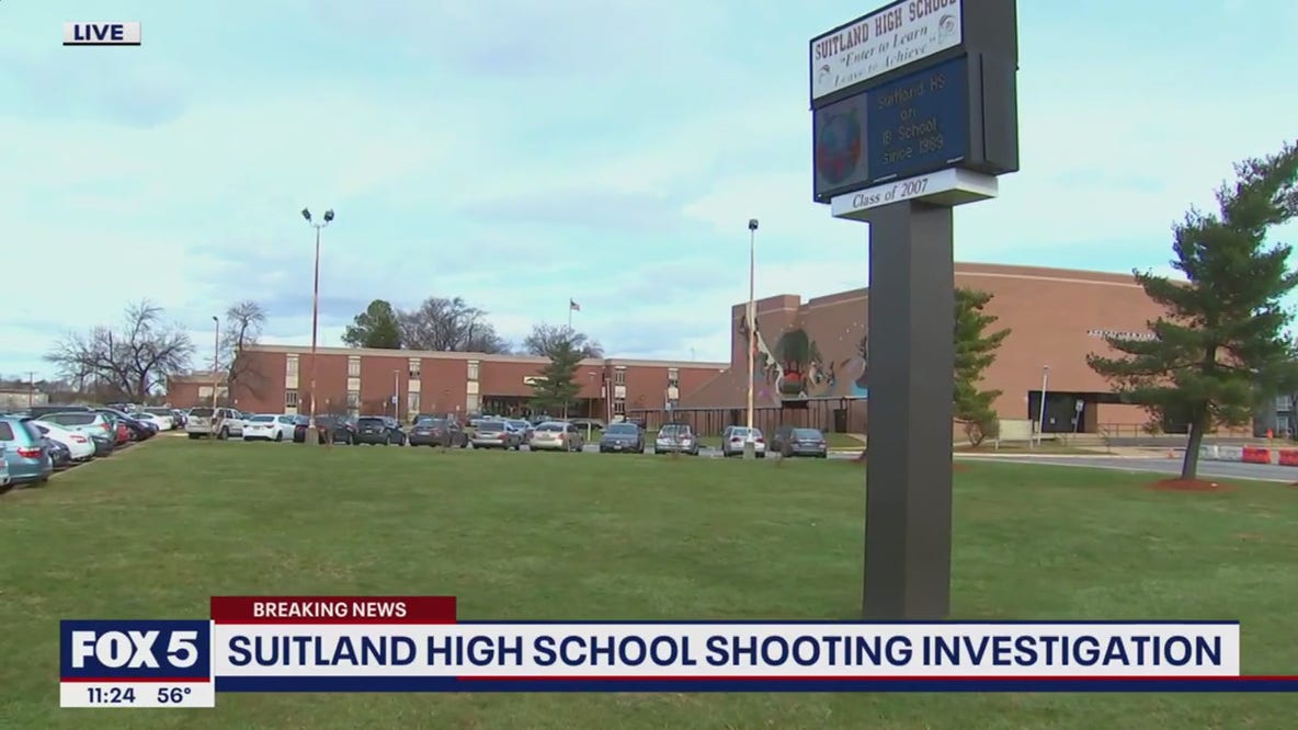Suitland High School on lockdown after shooting on school grounds