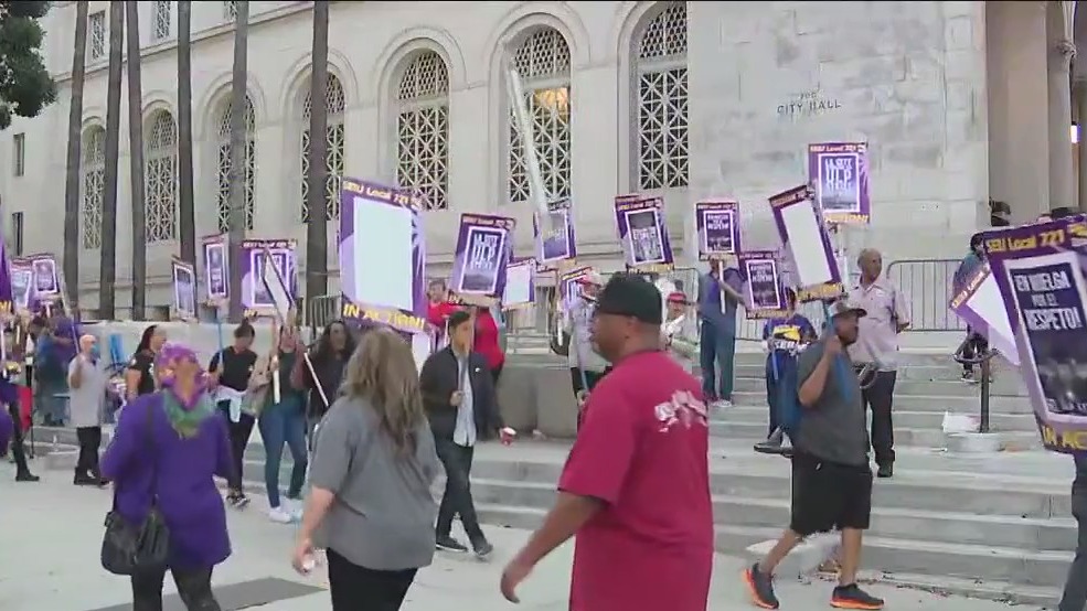 Thousands of LA City workers go on strike
