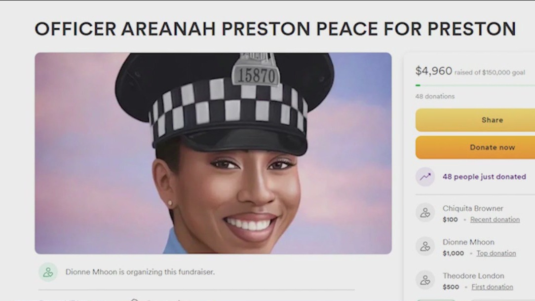 Mother of fallen Chicago cop Aréanah Preston calls for community center in daughter's honor