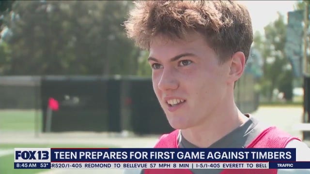 Teen prepares for first Sounders game against Timbers