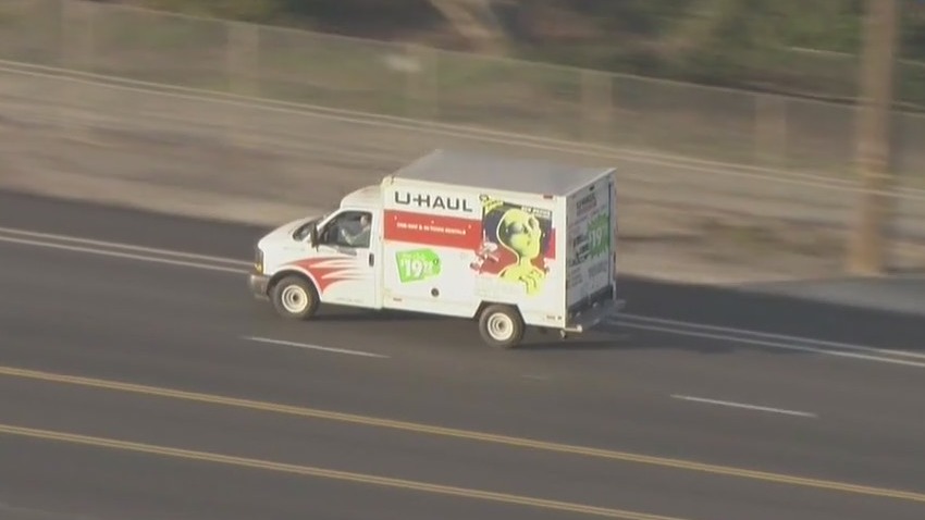 U-Haul picks up speed in police chase