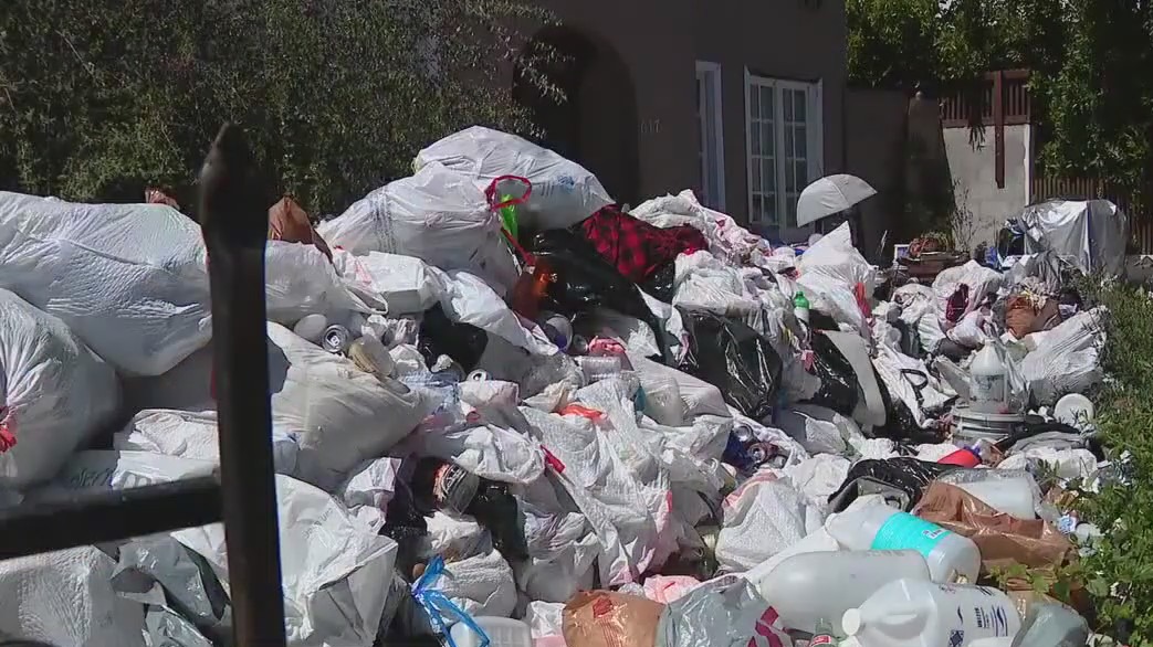 LA home buried under piles of trash