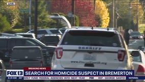 Search for homicide suspect in Bremerton