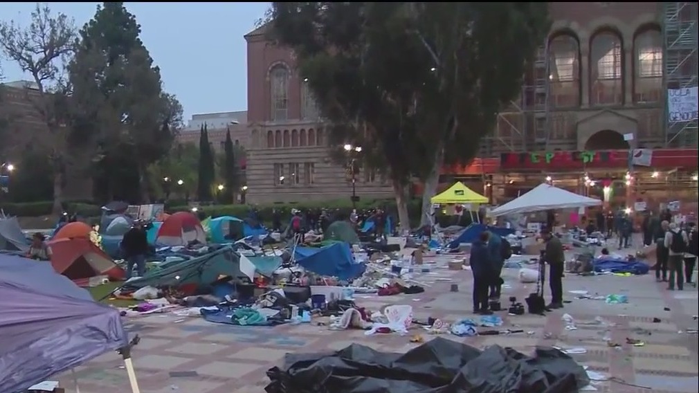 UCLA protest dismantled by police; Dozens arrested