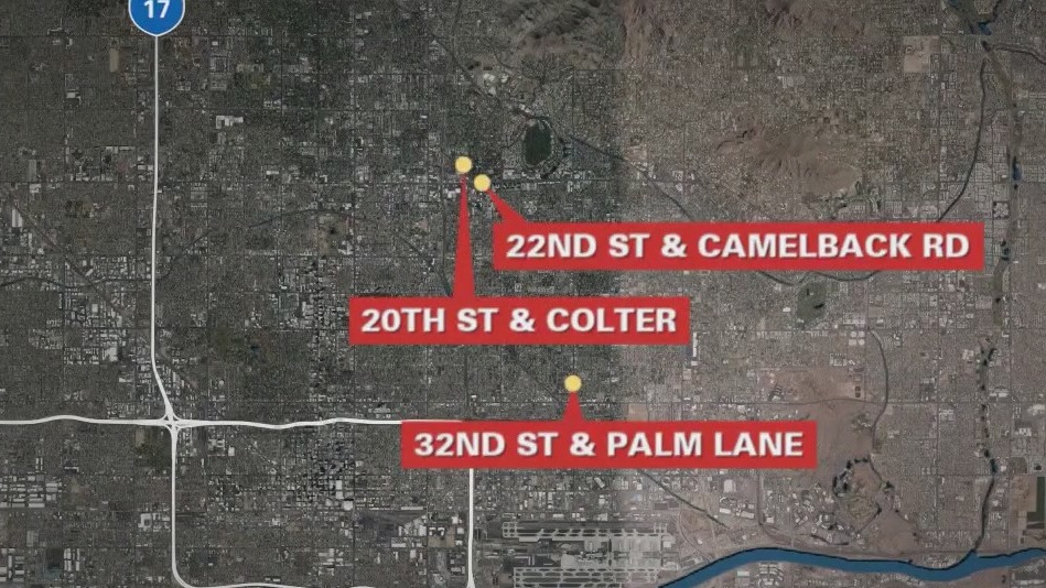 Phoenix officers nearly struck by driver